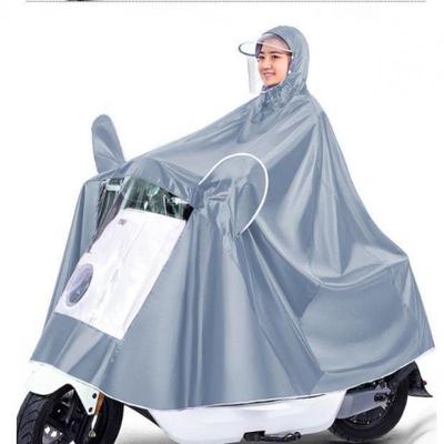 Unisex Long Motorcycle Rain Poncho - Thickened, Enlarged, Electric Vehicle Cover