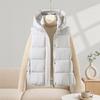 YYFS Damenmode Casual Herbst Winter Einfarbig Druck Ärmellose Jacken & Mäntel Daunenmäntel