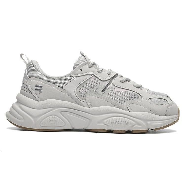 Fila Mars 2 Mesh Synthetic Leather Sports Lace-Up Low-Top Casual Shoes Men Sneaker Antarctic-Gray F12M131116FAN