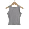 YPFF Trendy European and American Style Women's Slimming Cotton Ribbed Camisole