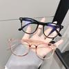 Fashion Anti-Radiation Eyeglasses Transparent Retro Unisex Computer Glasses Anti-Blue Lens Eyewear