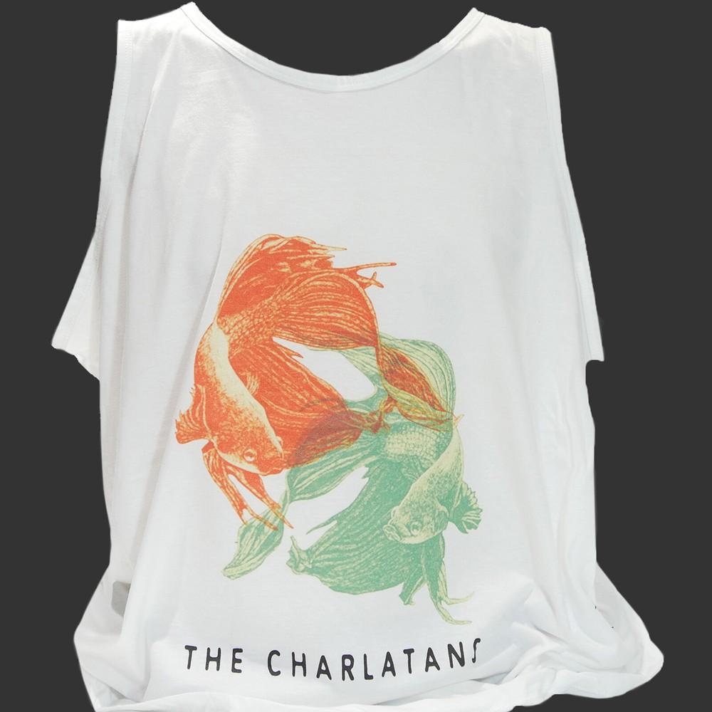 

The Charlatans Brit Pop Indie Rock T-SHIRT vest top unisex white S-4XL 3XL