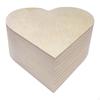 Wood Heart-shaped Box, for DIY Jewelry And Trinkets, Ideal A Wedding Or Christmas.