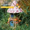 New Resin Flower House Solar Energy Lamp, Courtyard Decoration Lamp, Lawn Lamp, LED Lamp, Outdoor Waterproof Landscape Lamp