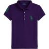 Polo Big Pony Bestickte Baumwollmischung Kurzarm Standard Passform Kinder Oberteile 313978966-002