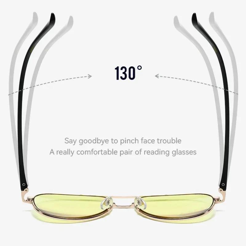 Progressive Multifocal Reading Glasses for Women Men Fashion Trend Color Changing Night Vision Eyewear Prescription Sunglasses
