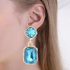 Square Earrings for Women Alloy Construction Elegant Styles for Casual or Formal Outfits