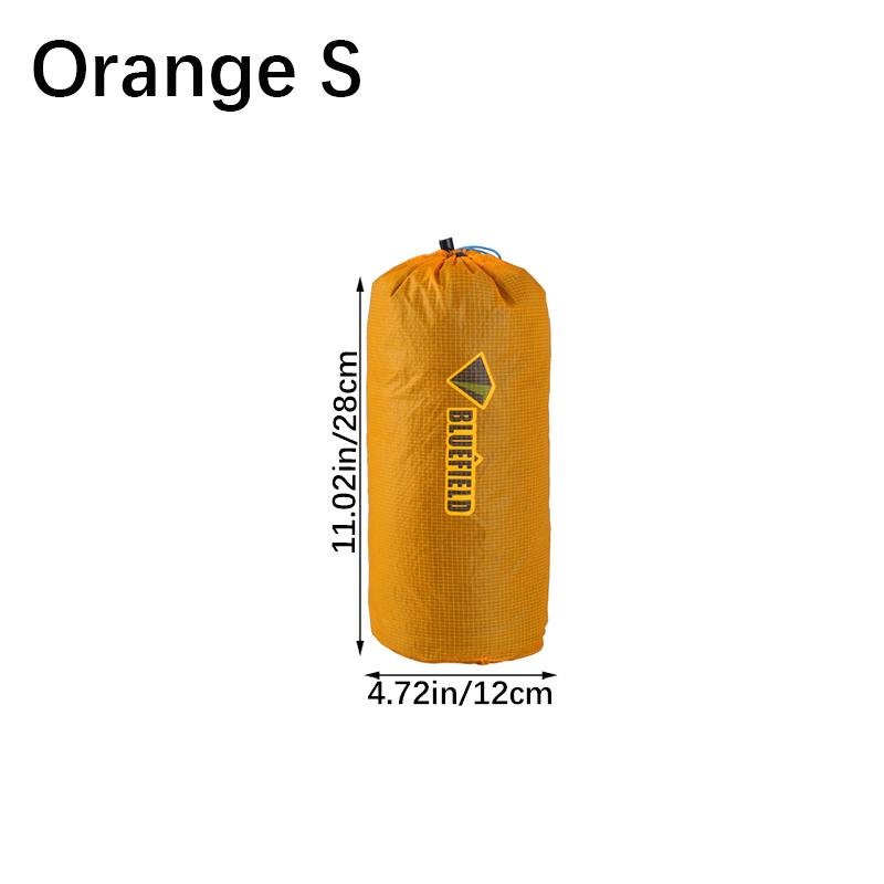 

Сумка на шнурке Уличная Сухая сумка Водонепроницаемые нейлоновые мешочки для хранения Упаковка для хранения колышков для палатки Дорожная сумка на шнурке Рыбалка Рафтинг Плавание S оранжевый