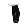 Li Ning Trendy Sports Series Straight Loose Comfortable Versatile Casual Pants Women bottoms AKLVB02-3