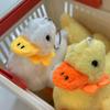 Cute duck keychain doll bag backpack key ring