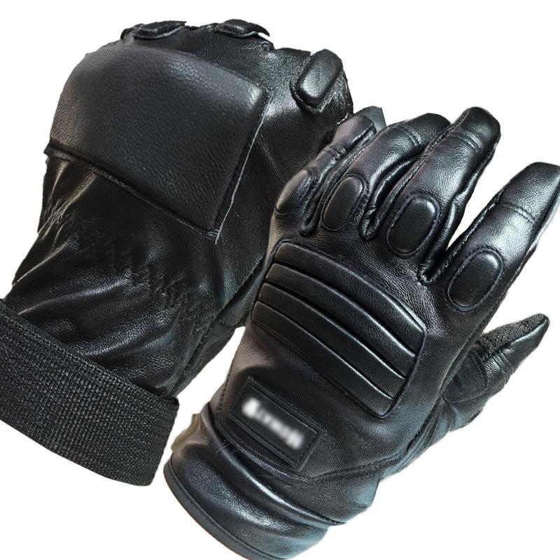 Taktische Lederhandschuhe