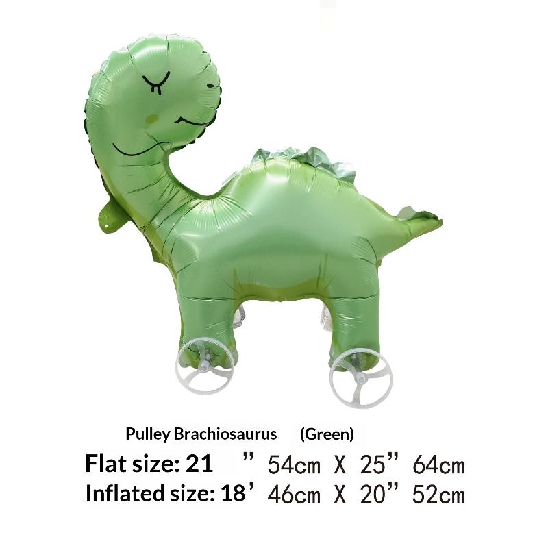 Baloane Folie Desene Animate 4D Elefant Balon Stativ Mers cu Roată Pentru Decor Petrecere Aniversare Copii Baby Shower