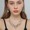 Wedding Accessory Set, Women's Earring Necklace Set, Bride's Jewelry Set, Luxurious and High-end Accessories