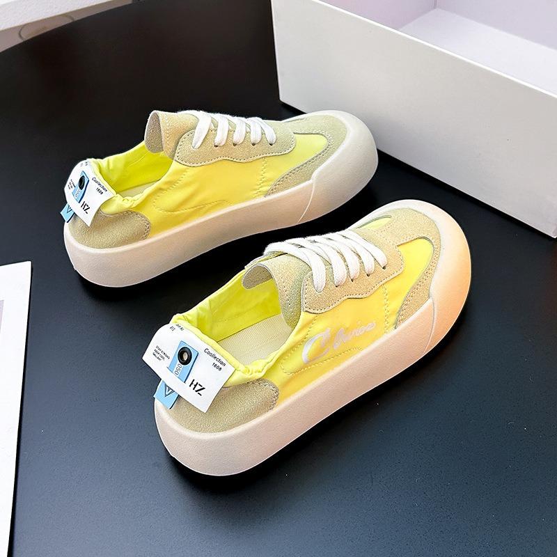 Zapatos de Mujer, Zapatos Deportivos de Plataforma con Suela Gruesa para Aumentar la Altura de Estudiante, Zapatos Casuales