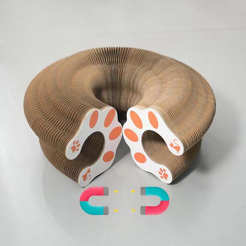 Magic Cat Toy Interactive Cats Ball Toys Kitten Game Training Stuff Fun Multiple Shapes Corrugated Paper Cat House Pet Supplies