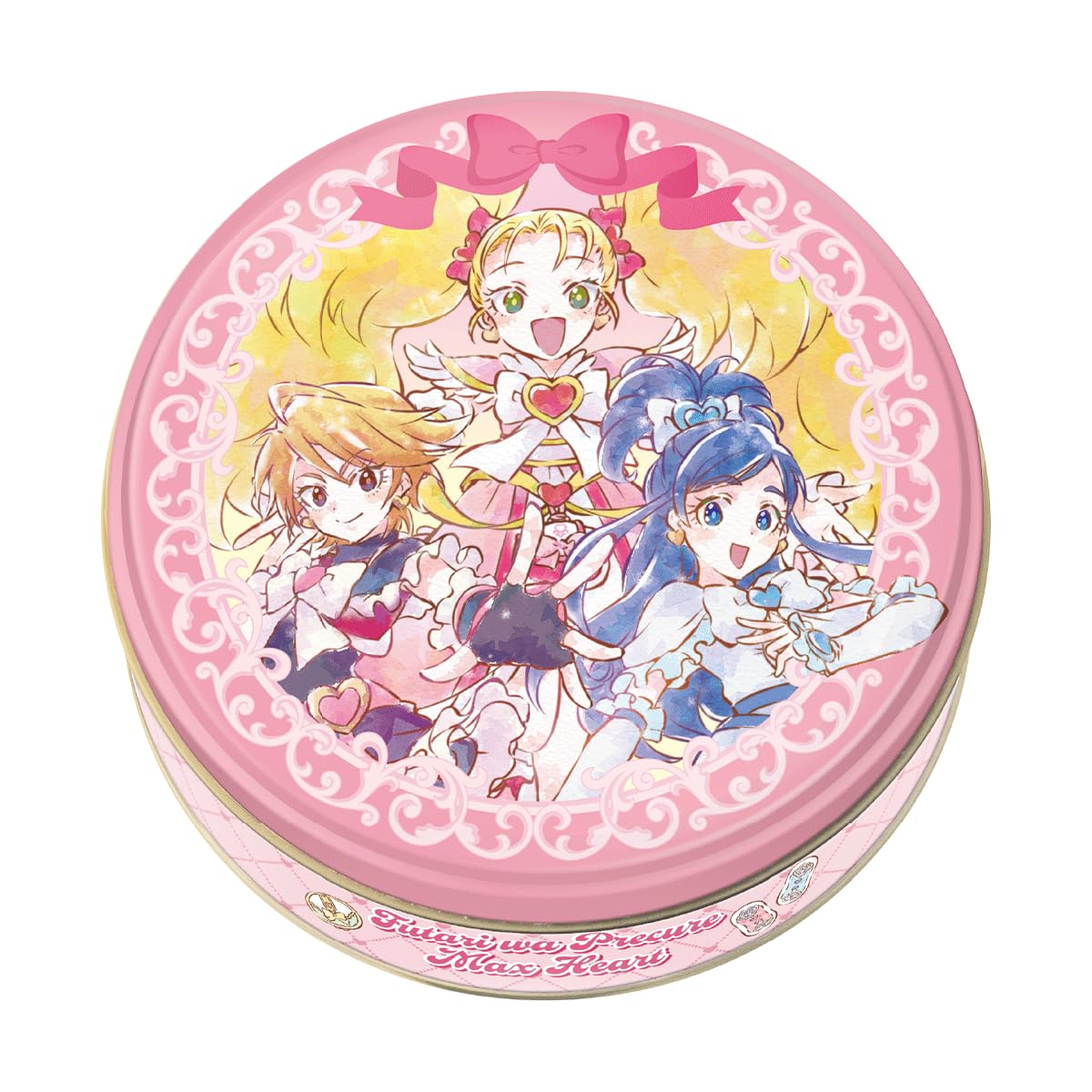 

Heart Futari wa PreCure MaxHeart Chocolate Set Can 1 Piece Candy Toy/Chocolate