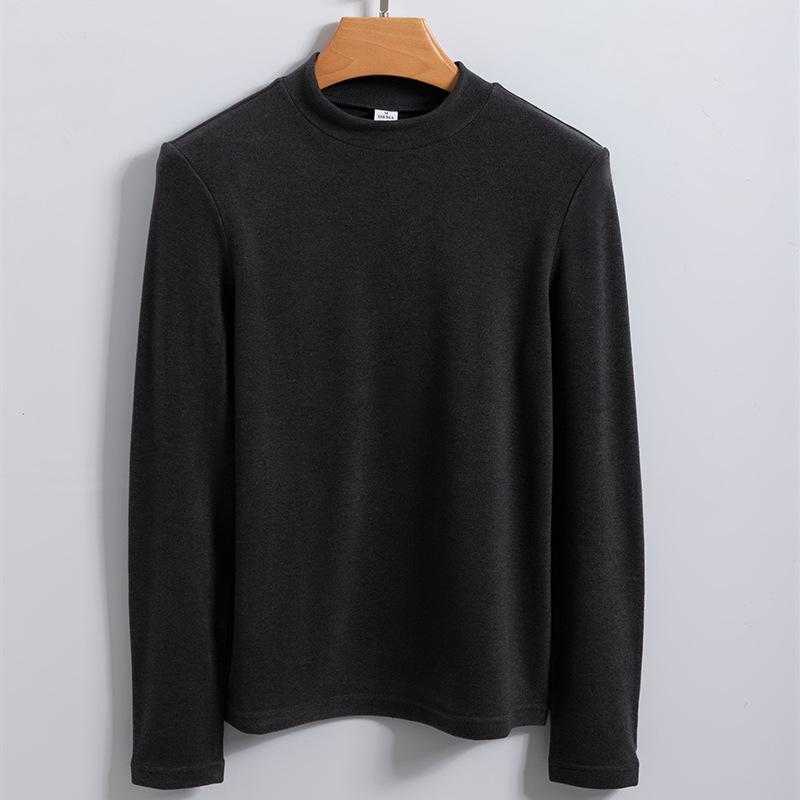 

Женское нижнее белье Базовая рубашка с полуворотником для женской осени Кашемир Протеин Теплая базовая рубашка для женщин XXXL