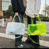 Clear Crossbody Bag for Travel and Business PVC Shoulder Bags Easy to Carry