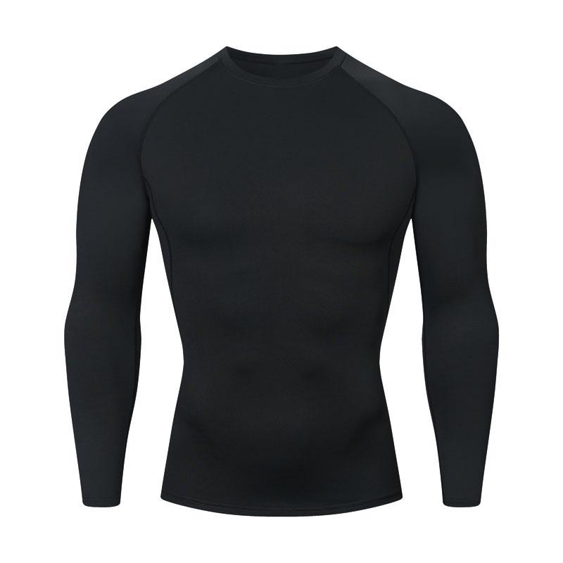 Men's Breathable High-Elastic Quick-Drying Long Sleeve Sports Tights