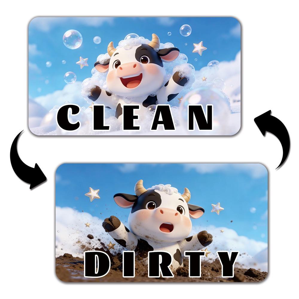 Clean Dirty Indicator Dishwasher Stickers Non-Scratch Dishwasher Sticker  Dishwasher Use