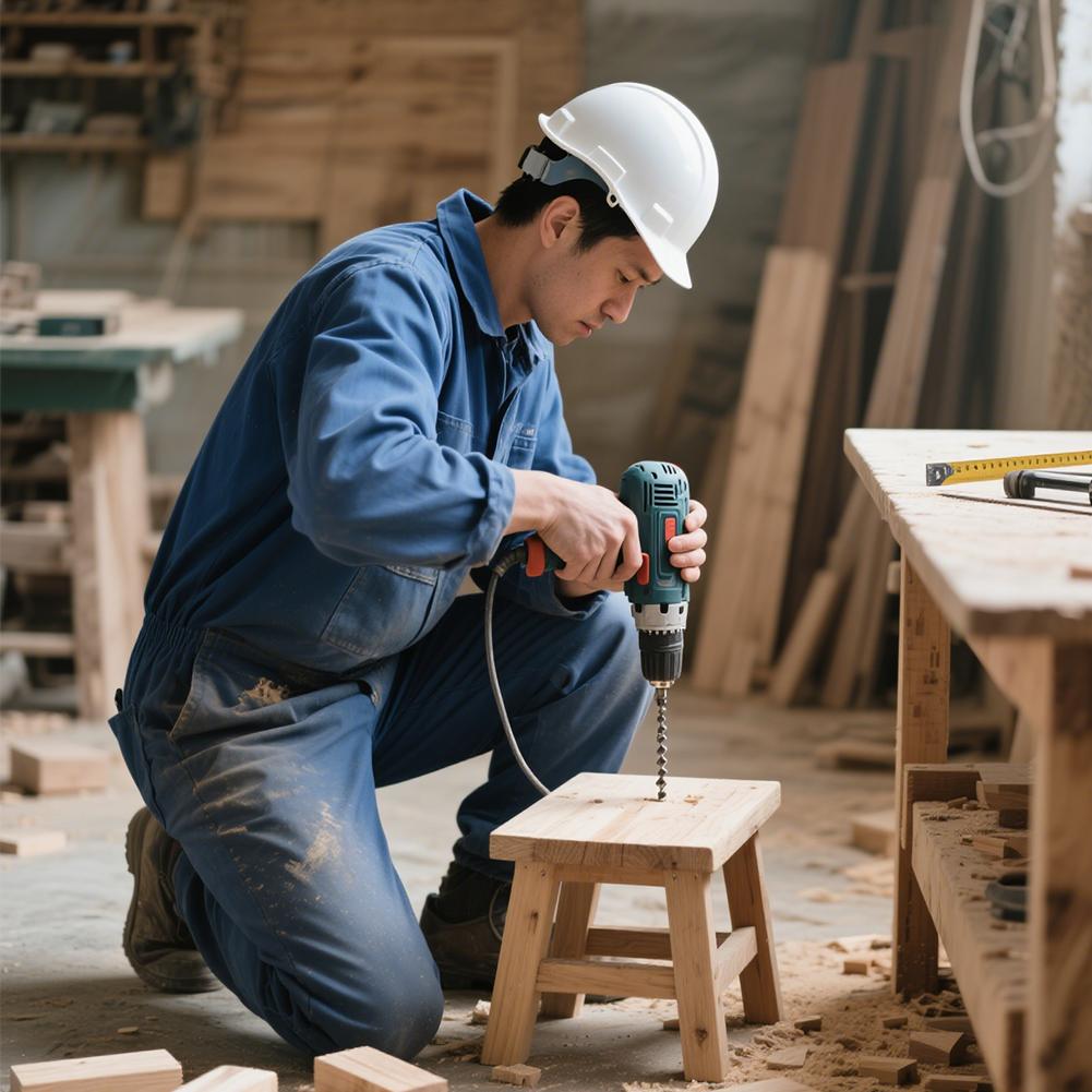 1Pc 6-16mm HSS Square hole drill Woodworking Drill Tools Auger Mortising Chisel Drill Set DIY Furniture Square Woodworking drill