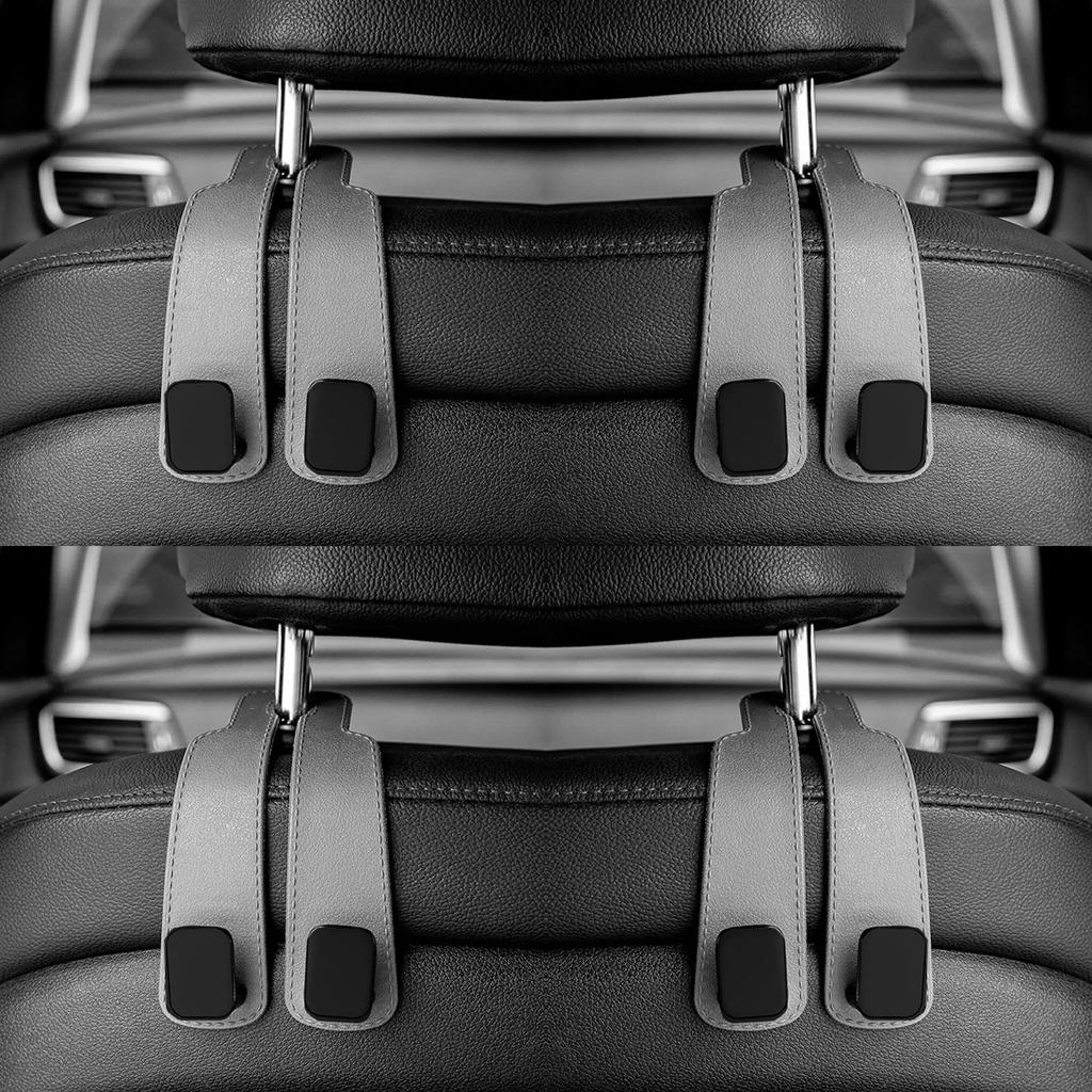 Car Headrest Hooks Hanger for Bags Seat Back Organizer Holder Clips Auto Fastener Hooks Car St