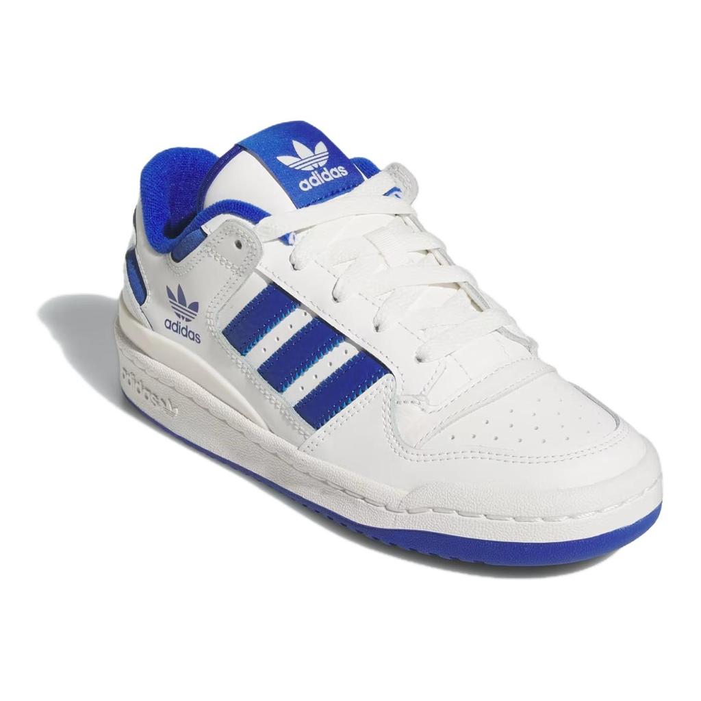 Adidas Forum Low CL J White Royal Blue Kids Sneakers Core-White IH7917