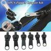 6pcs Instant Zipper Universal Instant Fix Zipper Repair Kit Replacement Zip Slider Teeth Rescue New Design for DIY Sew