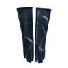 Solid Color Pu Leather Gloves   Mittens Long Gloves  Stage Performance