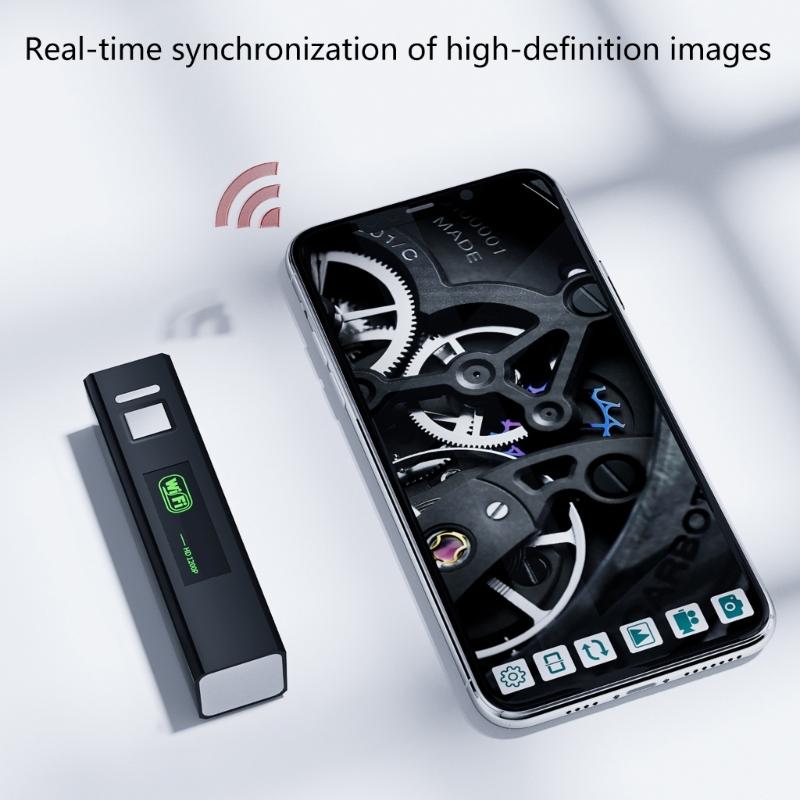 Industrial Endoscope Inspection Camera,Borescope Sewer Camera IP67 Waterproof Snake Camera with 8 LED Light