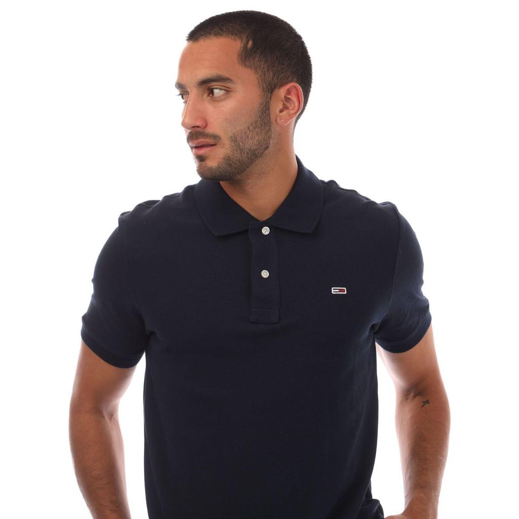 Tommy Jeans Herren Freizeit-Poloshirt