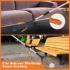 Foldable Gripper Extender Hand Tools Litter Grabber Stick Portable Collapsible Garbage Grabber Pick Up Tools with Non-Slip Jaw