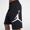 Jordan Jumpman Logo Print Knit Shorts Men Bottoms Black DD2324-010