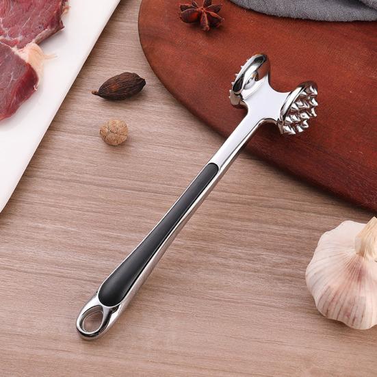Double-Sided Meat Tenderizer Heavy Duty Meat Hammer for Tenderizing Beef Veal Pork Chicken Multi-functional Kitchen Tools