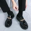 Módní Trendy Nové Pánské Silná Podrážka Zvýšené   na míru populární business pánské boty prodyšné móda svatební párty Nadměrné boty 38-46