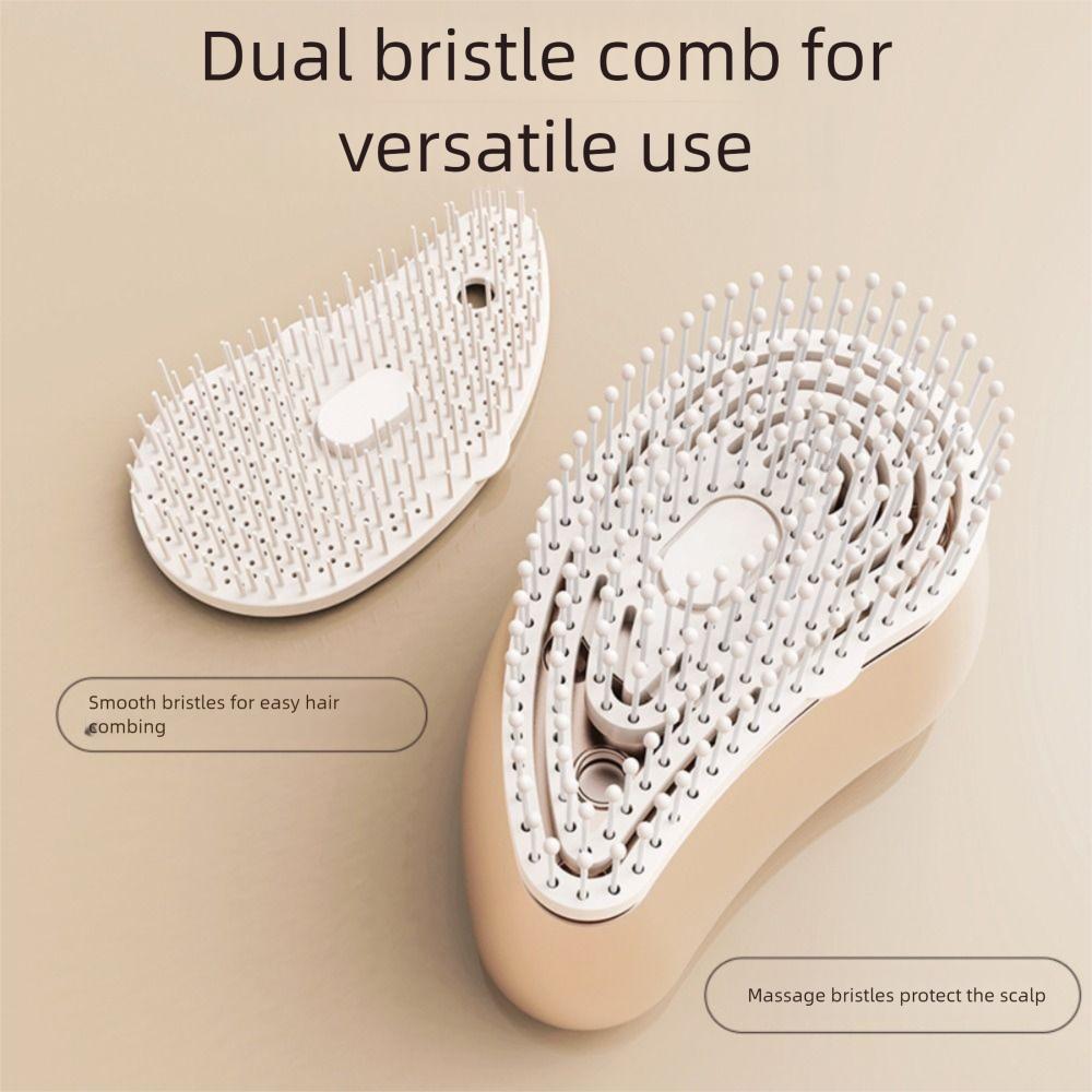 Antistatic Electric Spray Massage Comb Vibration Function Anti Hair Loss Comb  Bathroom