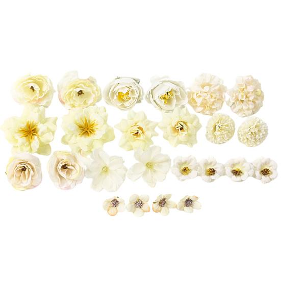 1 Set Artificial Flowers Graduation Decorations Flower Kit DIY Assorted Cap Stickers Glitter Number