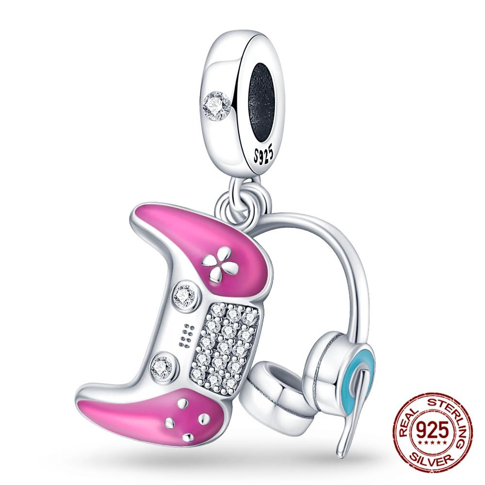100 Copper Bluetooth Headset Charm Bead Charms Beaded Compatible With Authentic Bracelets Do It Yourself Jewellery Making Women Gifts