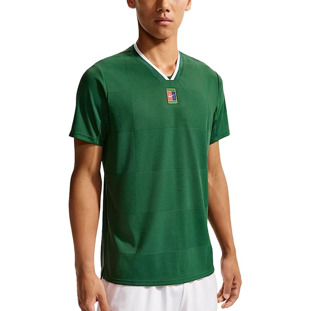 Nike Court Slam Dri Fit Advanced Quick Dry Knitted Breathable Tennis Shirt Men Tops IB1015-341
