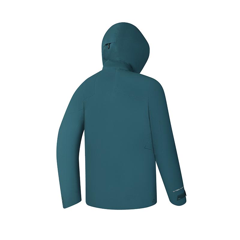 New FILA Outdoor Hiking Waterproof And Windproof Windbreaker Jacket Men's Dark Green A11M517710F-DG