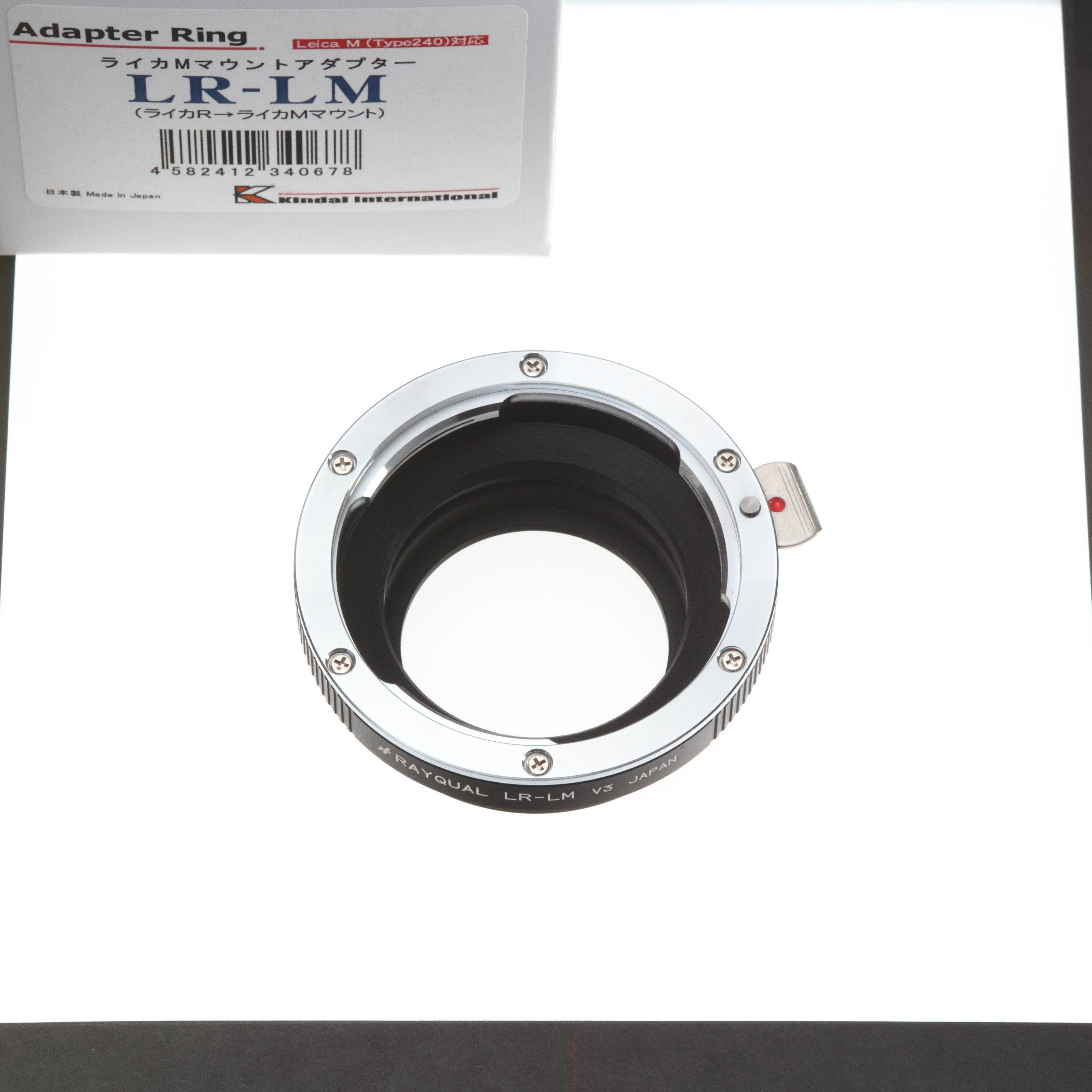 

Rayqual Japanese Lens Mount Adapter Leica R Mount Lens to Leica M Mount Body LR-LM