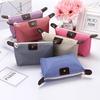 Striped Travel Makeup & Toiletry Bag - Large Capacity, Portable, Coin Purse Handbag for Women