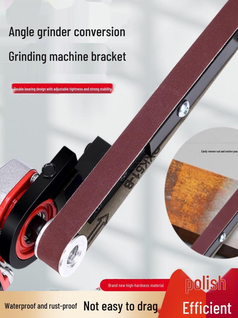 Multifunctional Angle Grinder Belt Sander Bracket for Woodworking (100/125 Type)