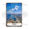 Maghreb Travel Cityscape Metal Sign Egypt Algiers Algeria Djerba Tunisia Marrakesh Morocco Alger Hoggar Oran Casablanca Agadir