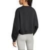 Adidas Originals Essential Crew Logo Print Round Neck Pullover Sports Short Long Sleeve Sweatshirt Women sweatshirt Black IW0953