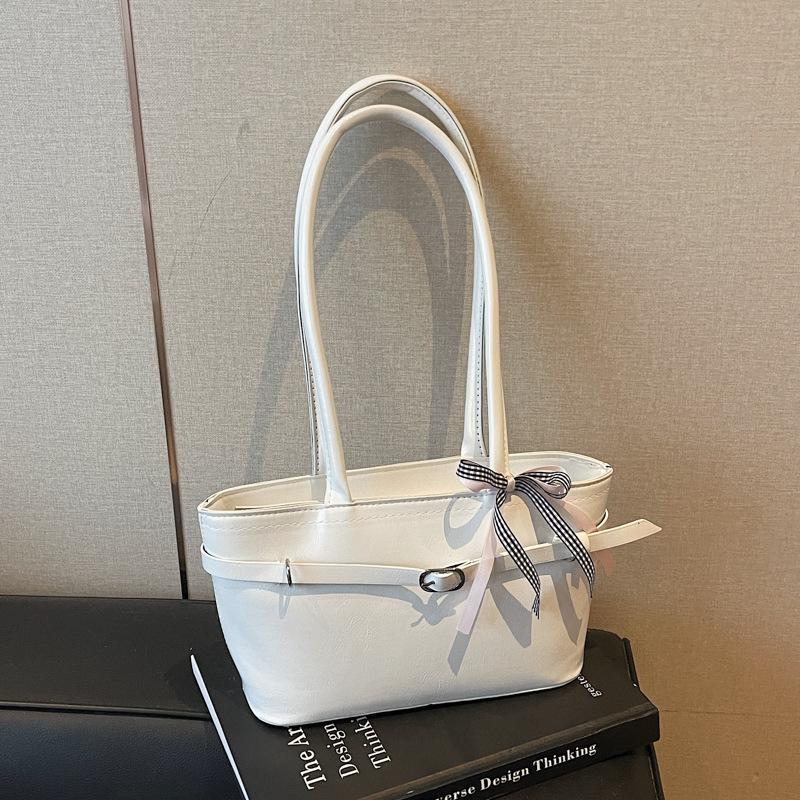 High-end Fashion Tote Small Square Bag Autumn New Simple Casual Shoulder Bag Commuter Armpit Bag
