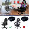 Fashion Print Gaming Seat Cover Backrest Cover Anti Dirty Protector Stretch Sports Computer Chair Cover Office Home Decoration