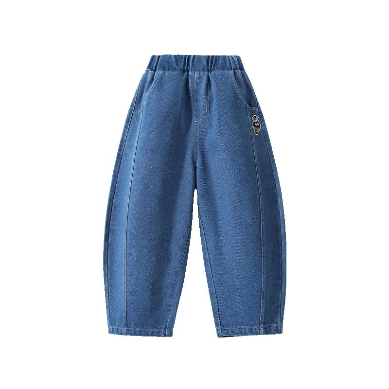 Classic Teddy Boys Curved-Cut Denim Jeans 120