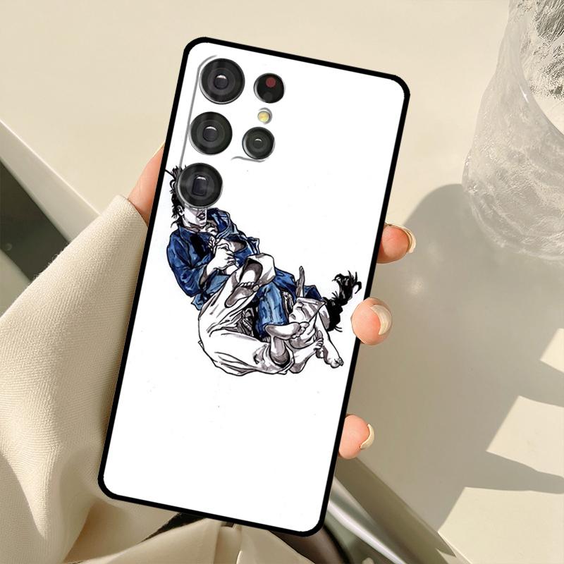 Japanische Kampfkunst Judo Handyhülle für Samsung Galaxy S20 FE S21 FE S22 Ultra Note20 Note10 S8 S9 S10 Plus Cover