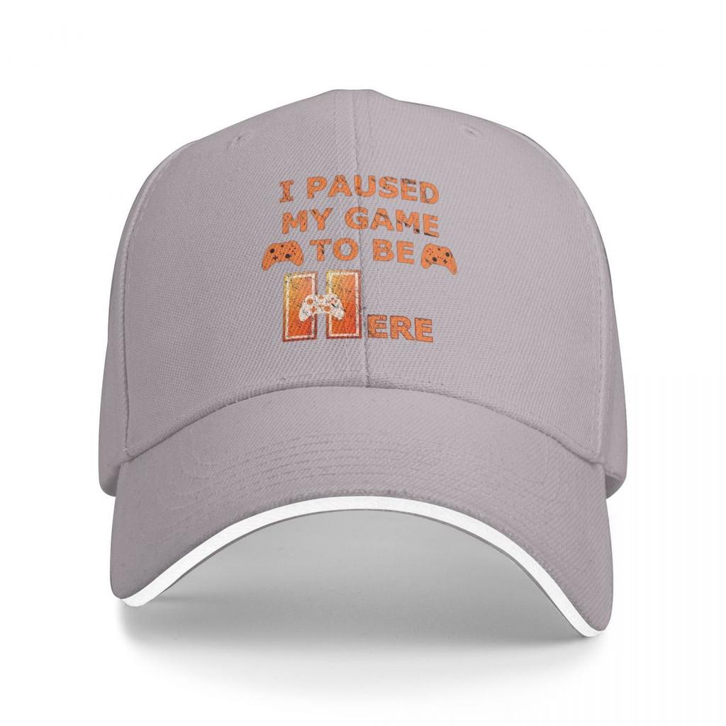 Unisex Baseball Hats I Paused My Game To Be Here Game Controller Streetwear Summer Sports Baseball Caps Cap Casquette Hats